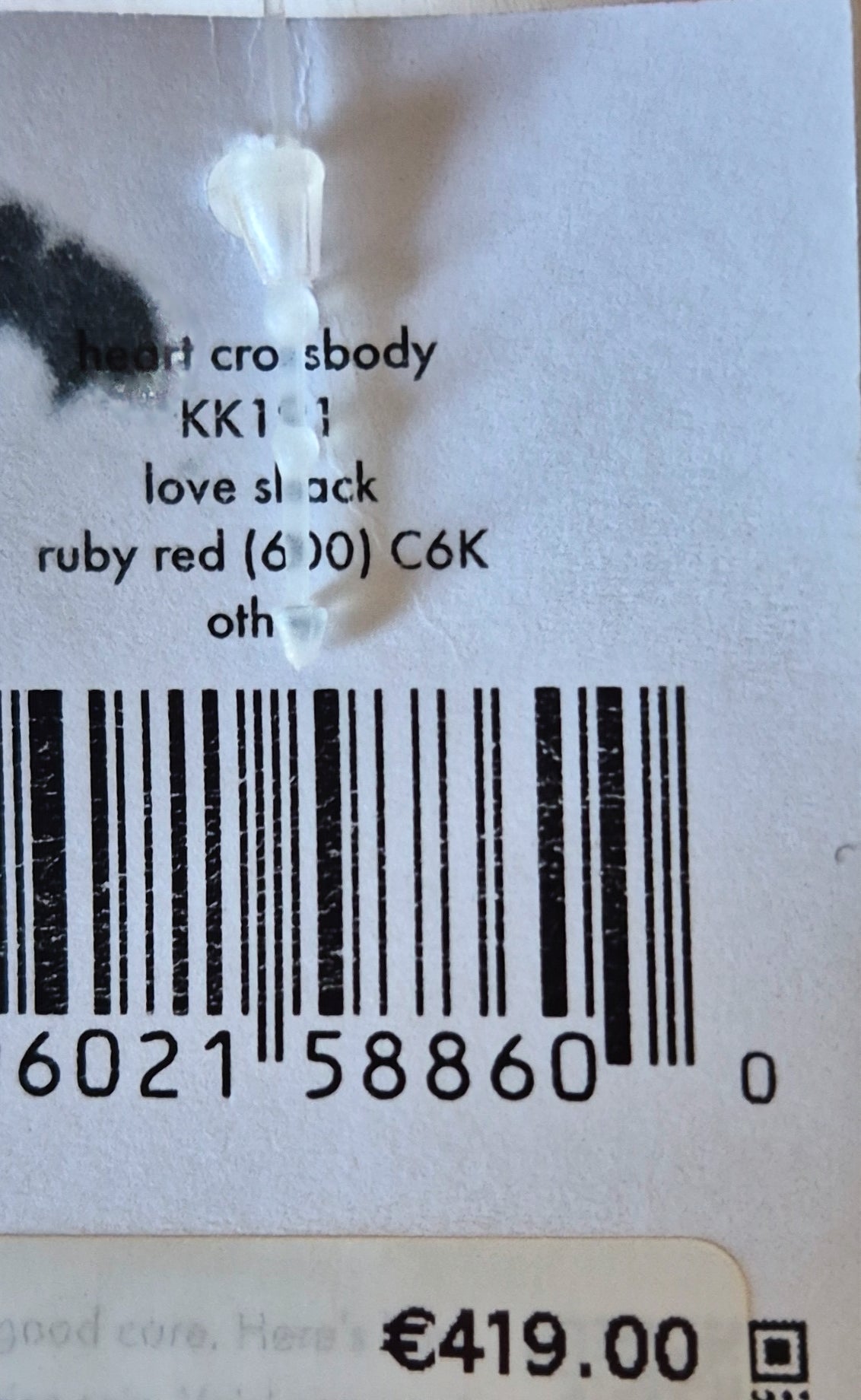Heart Crossbody - Love Shack ruby red