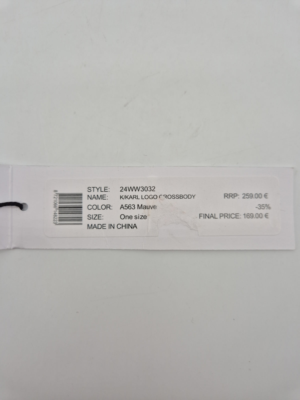 Crossbody Karl Logo mauve