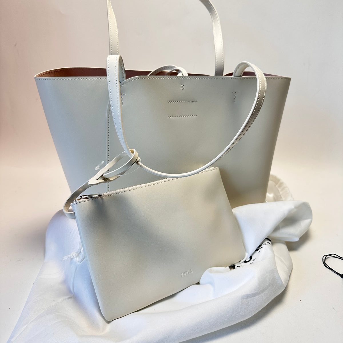 Mia Diva Shopper Bag - White