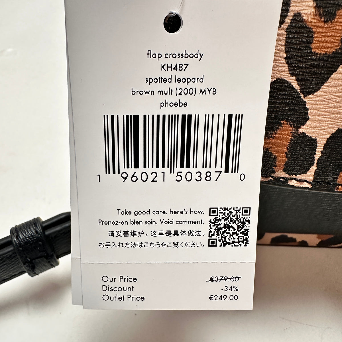 Phoebe Flap Crossbody spotted leopard