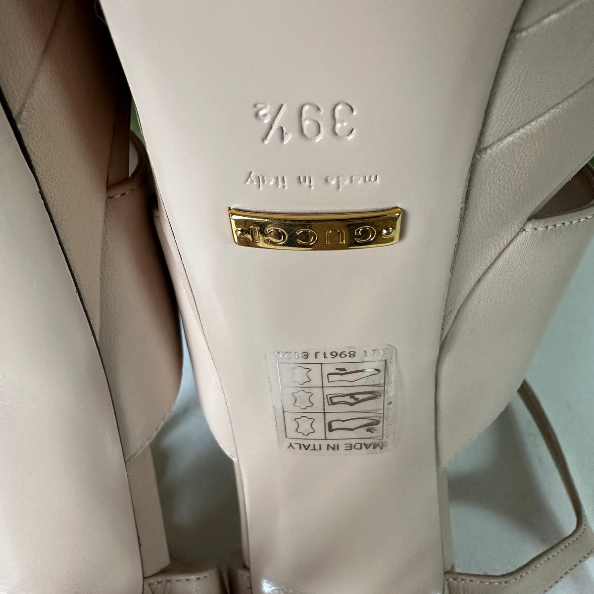 Heeled Sandals - Nude - EU 39.5