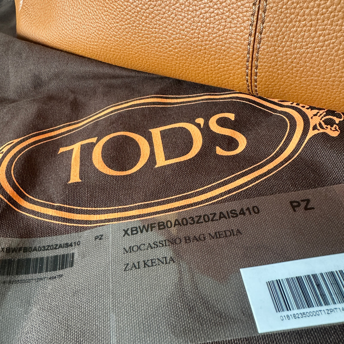 Mocassino Bag - Zai Kenia - Light Brown