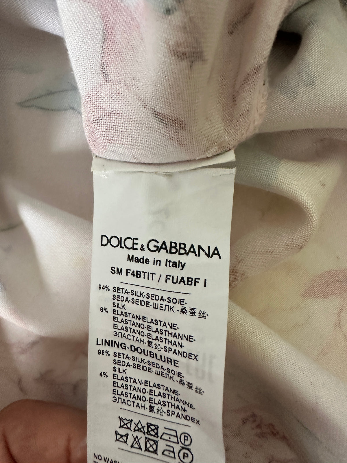 Silk Shirtdress - Pink Floral - S