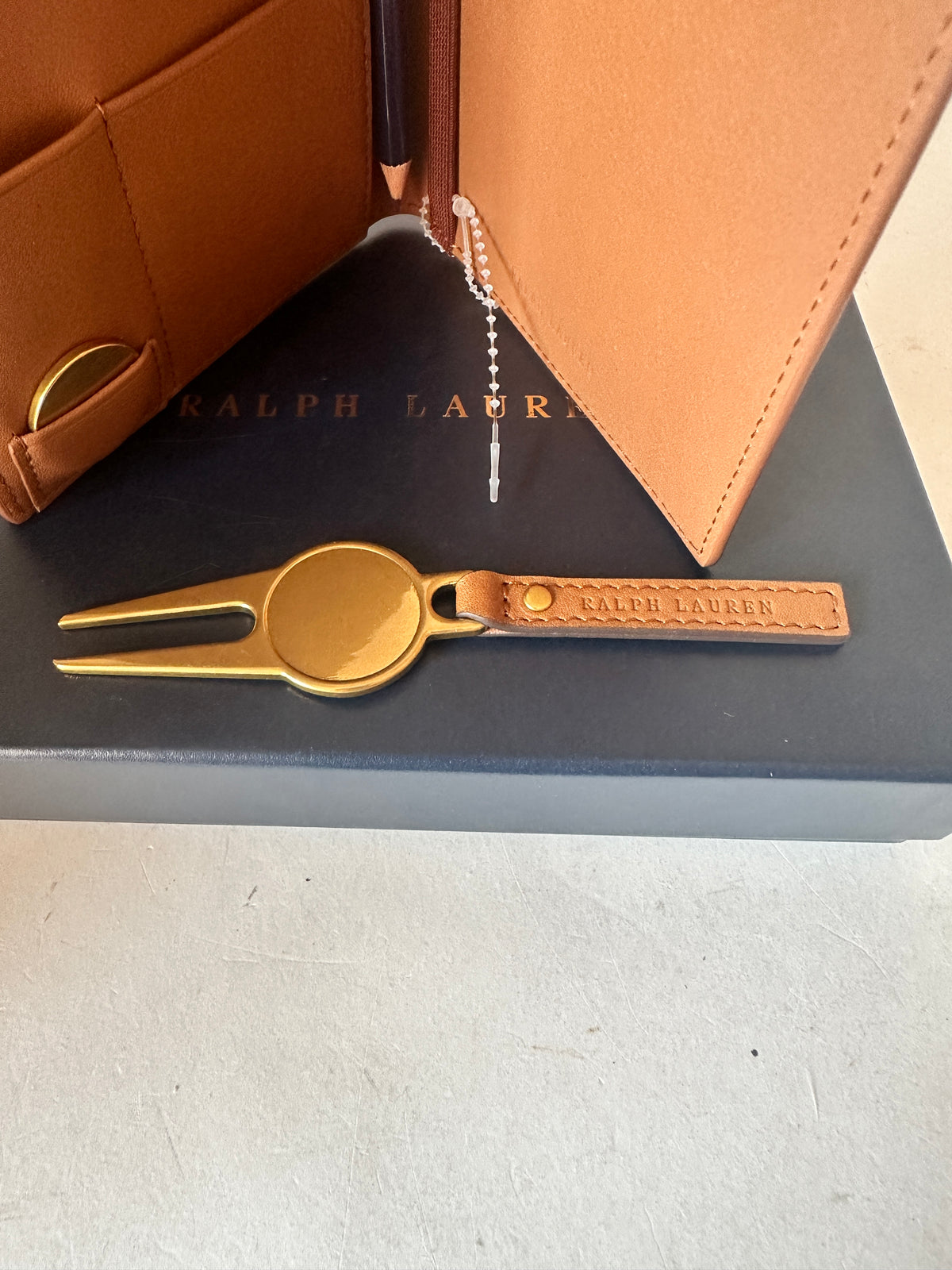 Buckley Golf Gift Set - Light Brown Gold