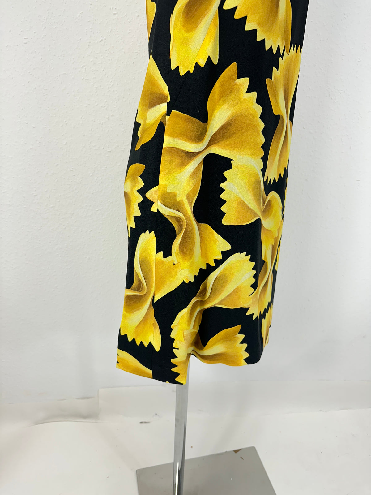 Pasta Italiana Dress - Black/Yellow - S