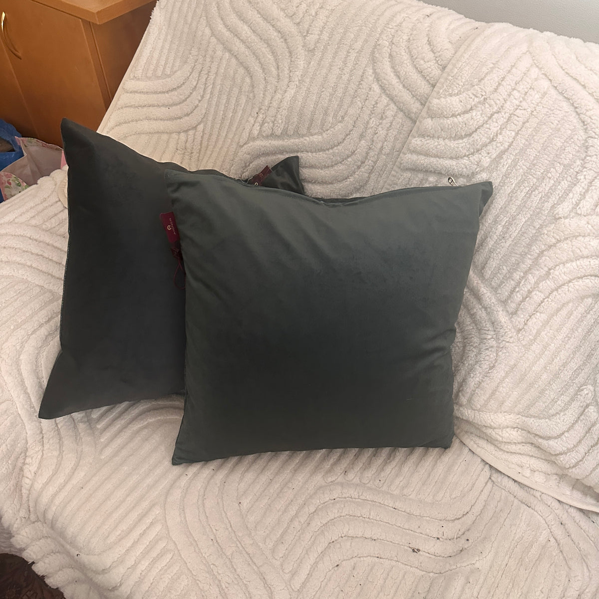Set of 2 Cushion Covers - Green