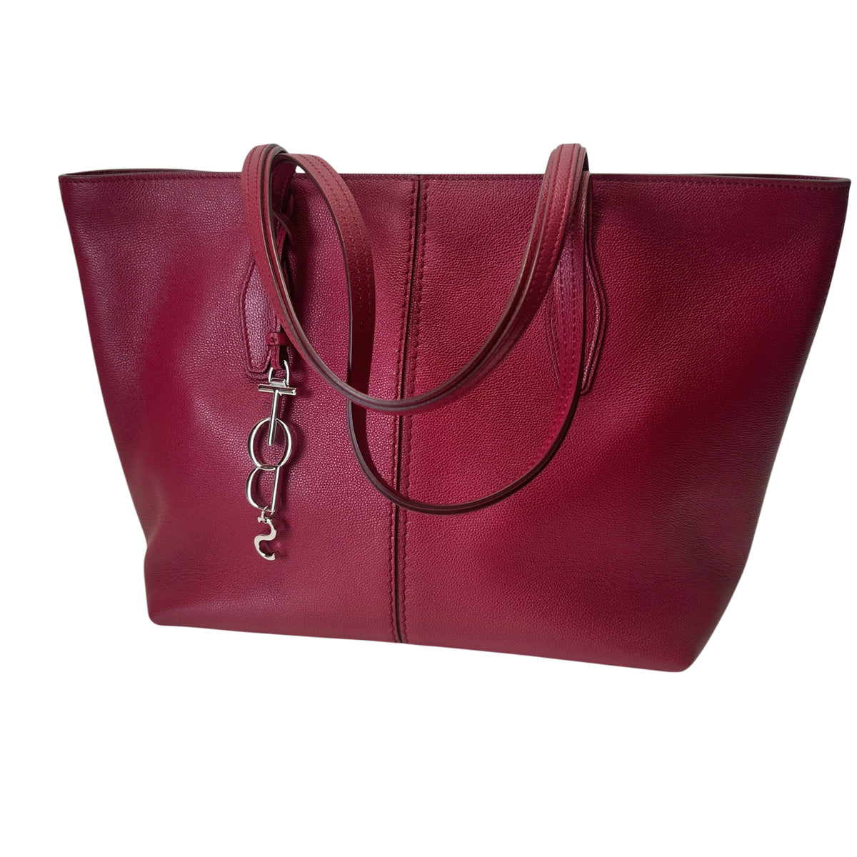 ANQ Shopping Zip Media - Burgundy