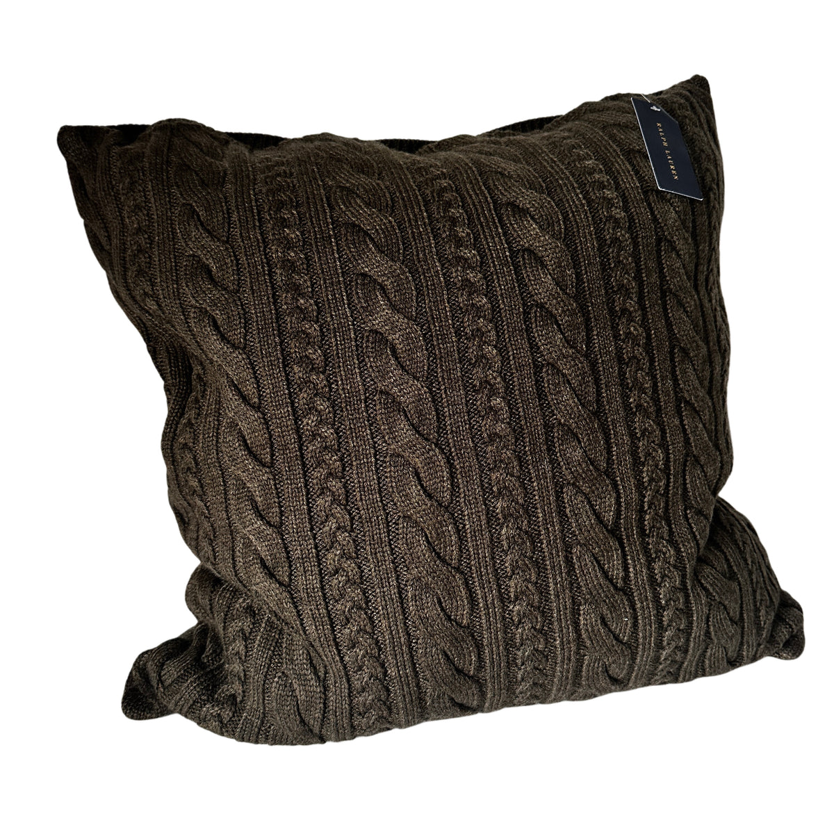 Cable-Knit Cushion - Palazzo Green