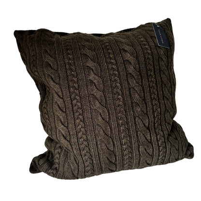 Cable-Knit Cushion - Palazzo Green