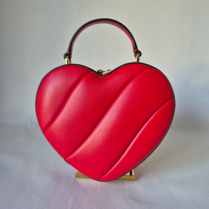 Heart Crossbody - Love Shack ruby red