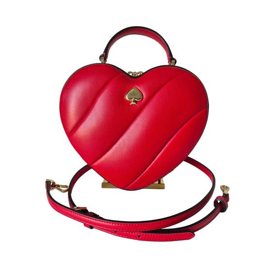 Heart Crossbody - Love Shack ruby red