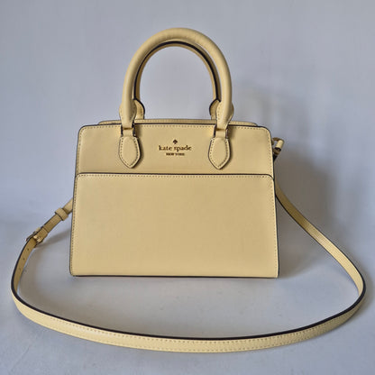 Madison Small Satchel light yellow
