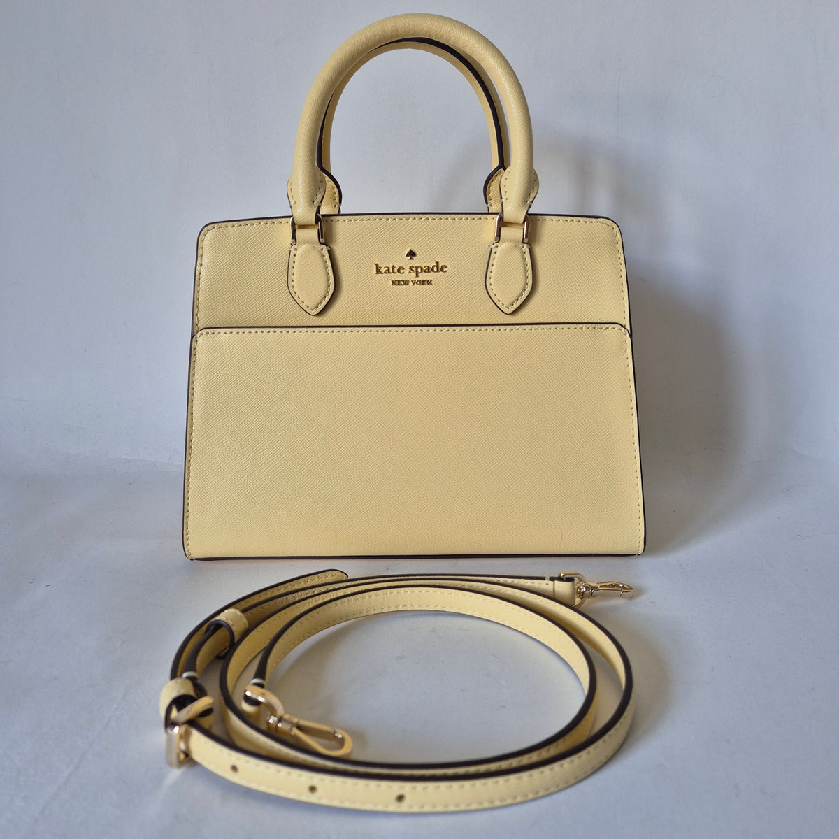 Madison Small Satchel light yellow