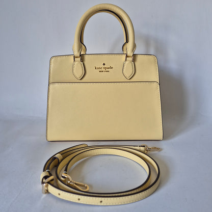 Madison Small Satchel light yellow