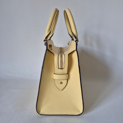 Madison Small Satchel light yellow
