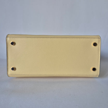 Madison Small Satchel light yellow
