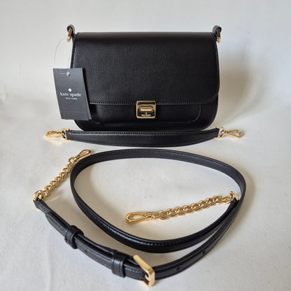Phoebe Flap Crossbody black