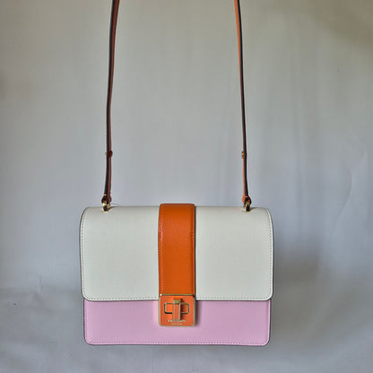 Phoebe Small Shoulder Flap pink horizon