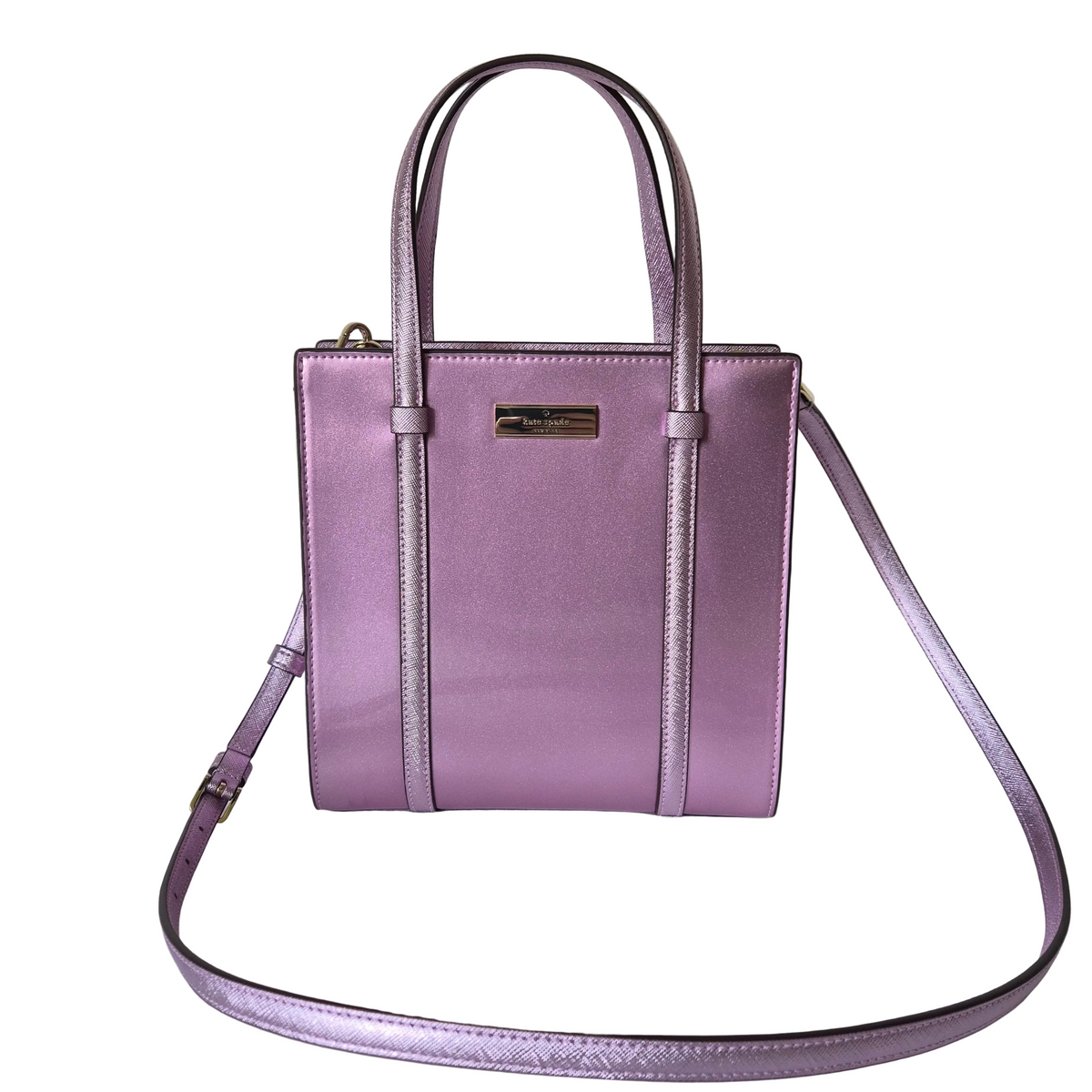 Kenzie Mini Tote metallic pink
