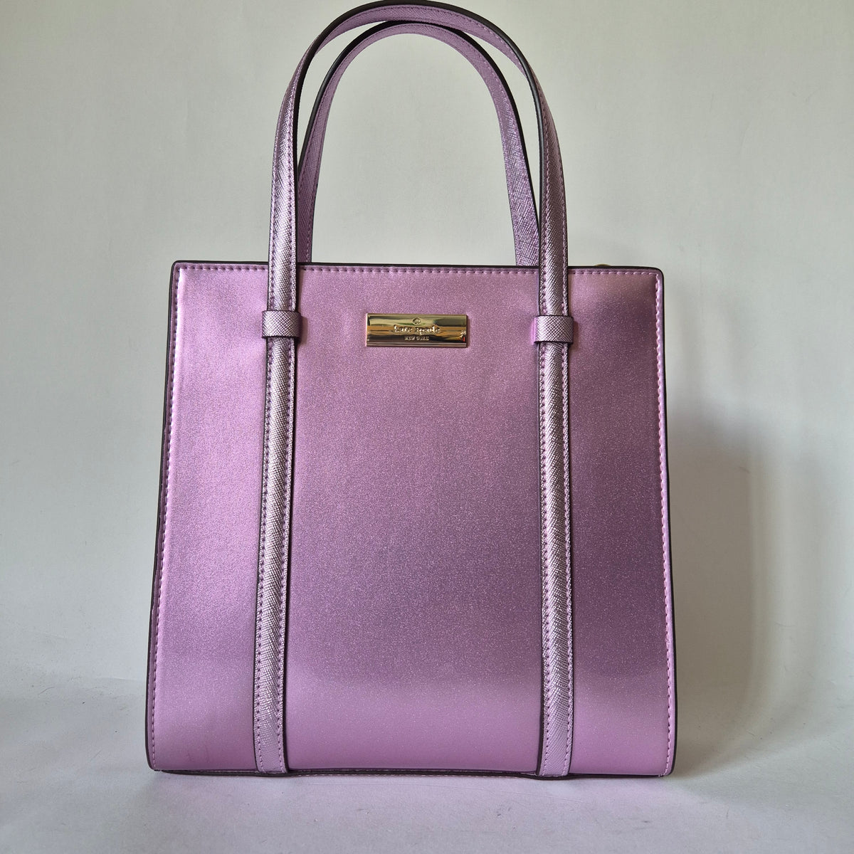 Kenzie Mini Tote metallic pink