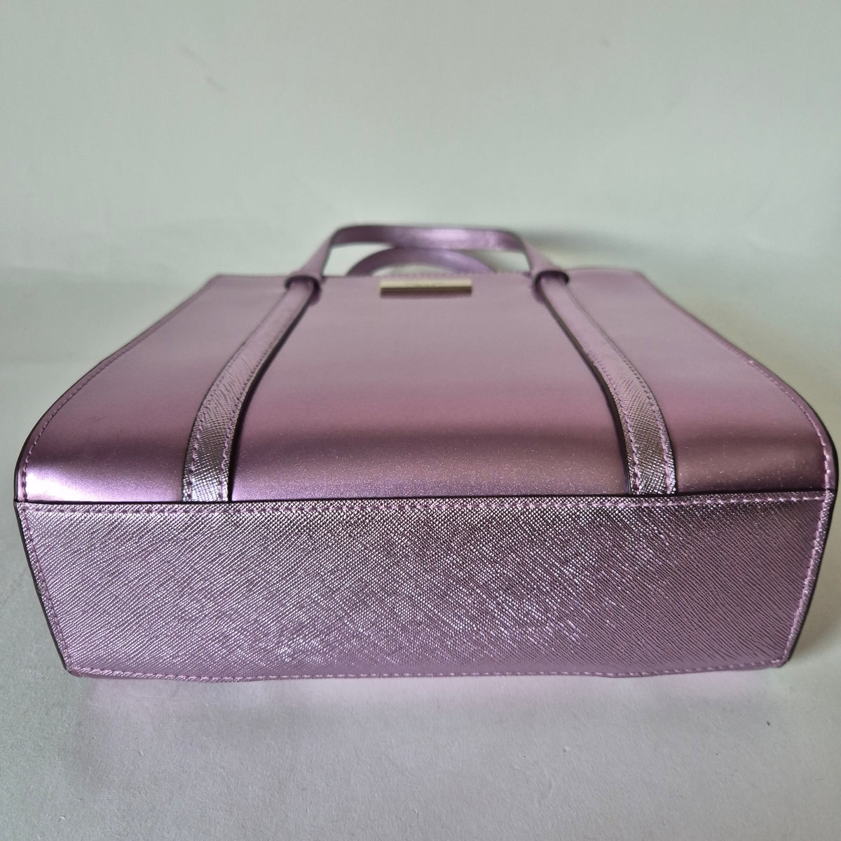 Kenzie Mini Tote metallic pink