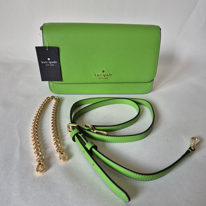 Madison Flap Convertible Crossbody turtle green