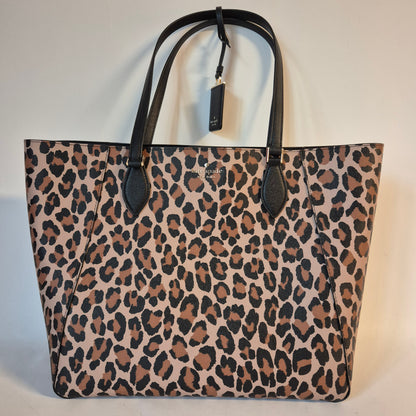 Poppy Tote spotted leopard