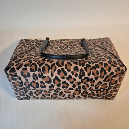 Poppy Tote spotted leopard