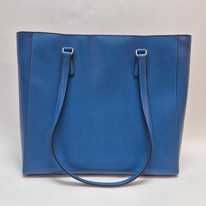 Perry Laptop Tote blue