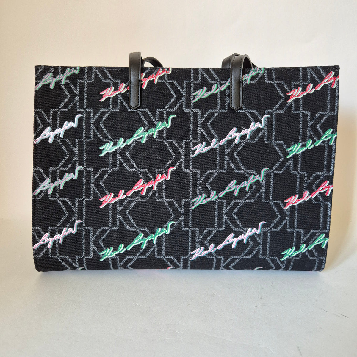 Tote Monogram Signature black multi neon