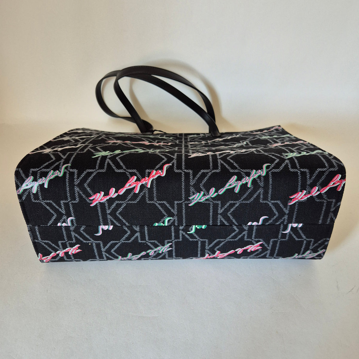 Tote Monogram Signature black multi neon