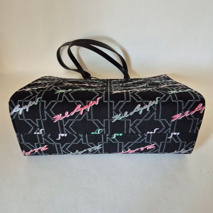 Tote Monogram Signature black multi neon