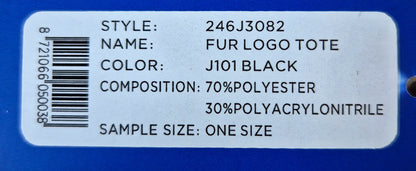 Tote Fur Logo black