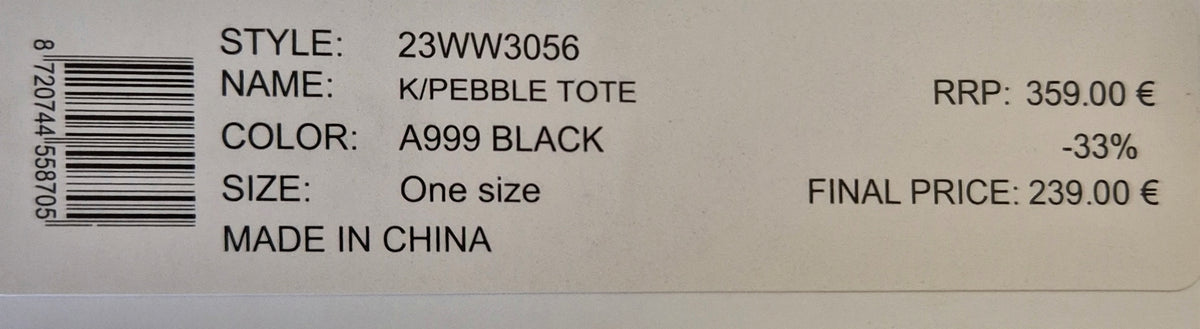 Tote Pebble black