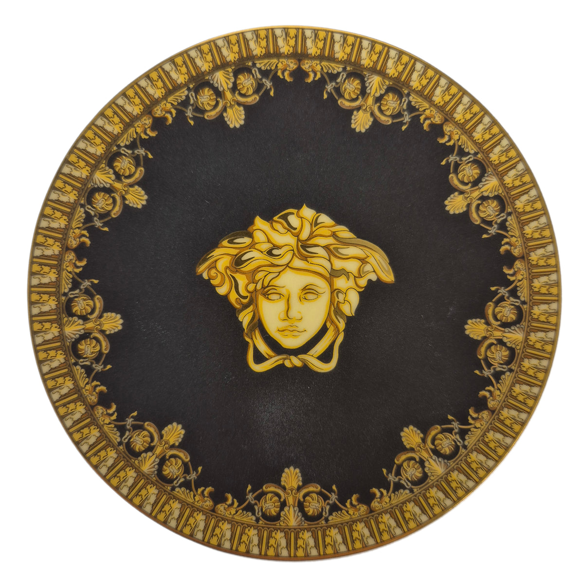 plate 10cm - I Heart Barocco nero