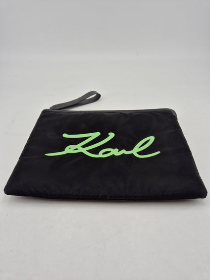 Cosmetic Bag Karl black neon