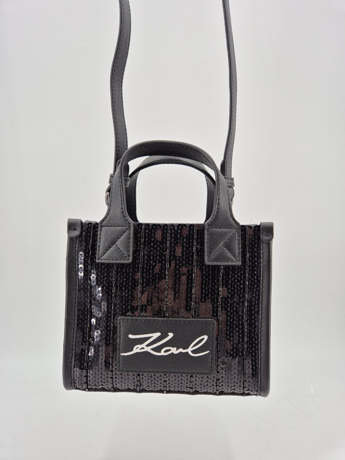 Shoulderbag Kids black sequins