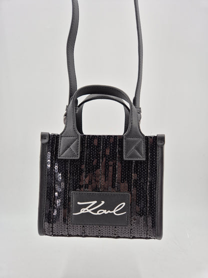 Shoulderbag Kids black sequins