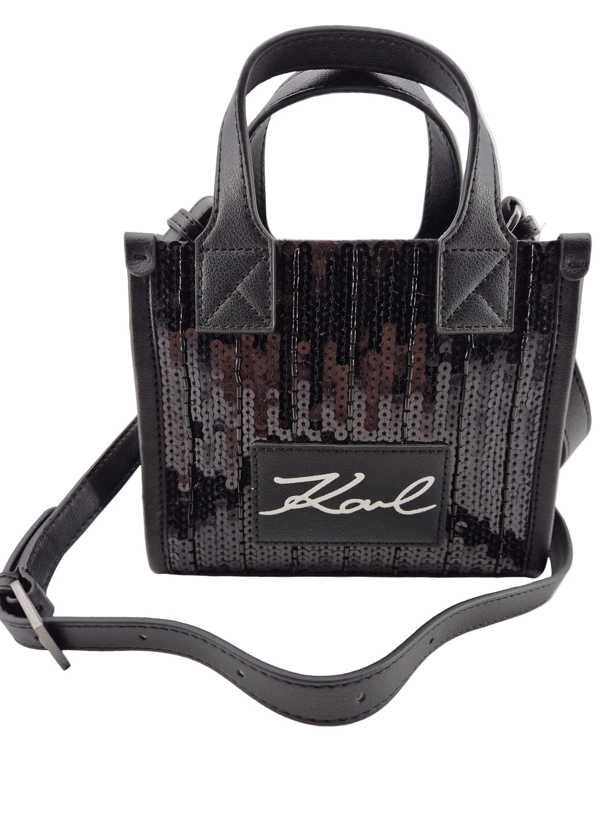 Shoulderbag Kids black sequins