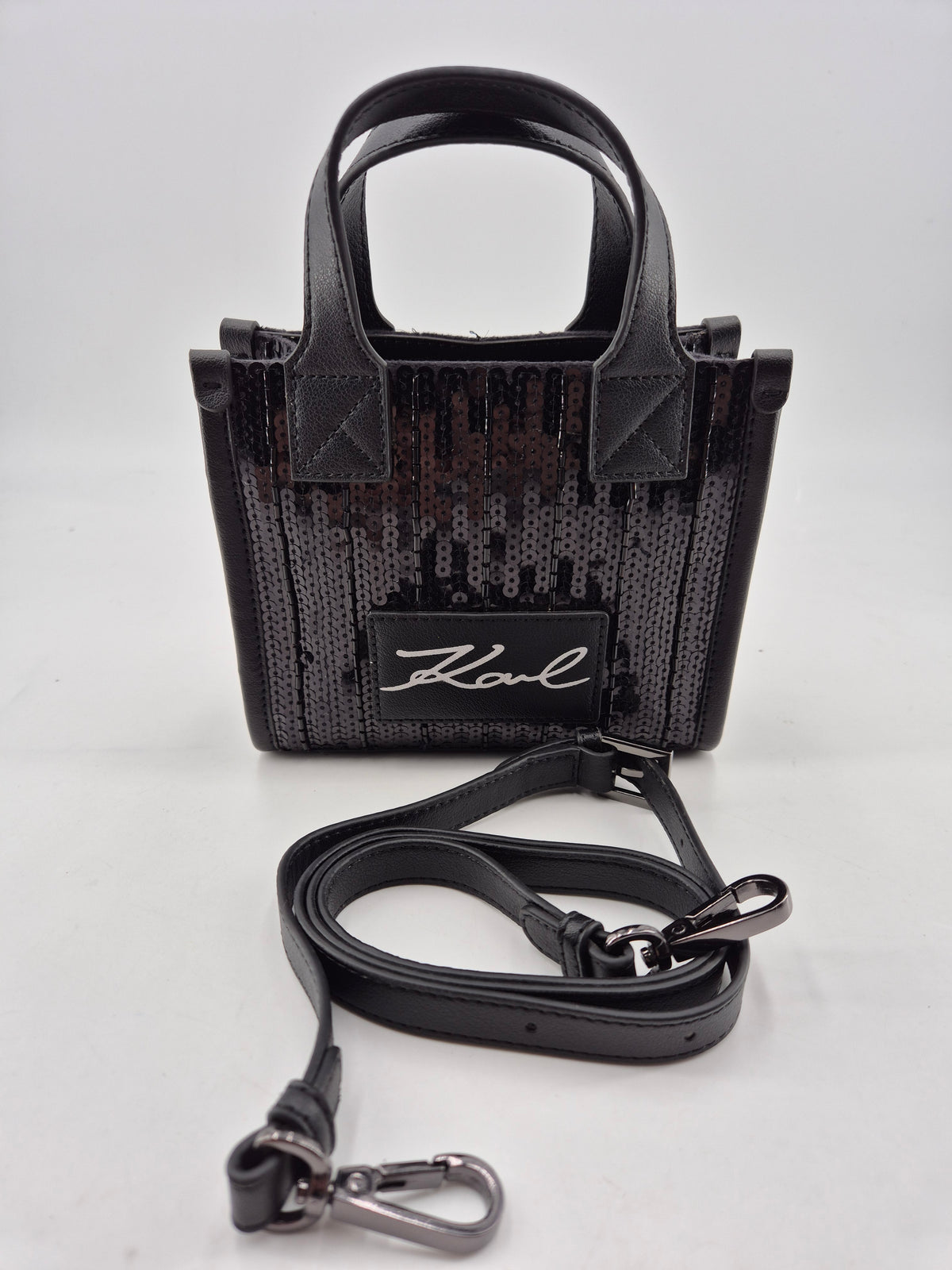 Shoulderbag Kids black sequins