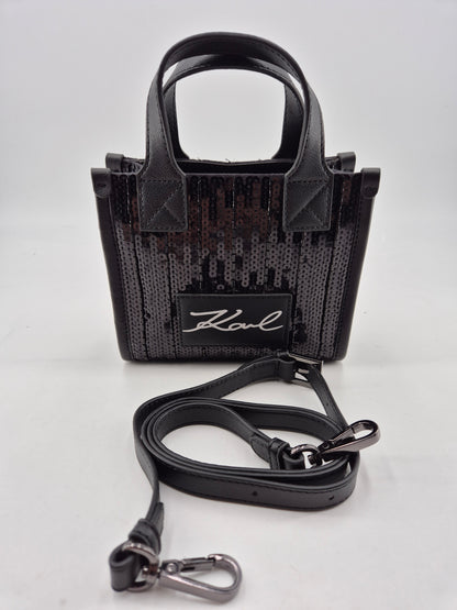 Shoulderbag Kids black sequins