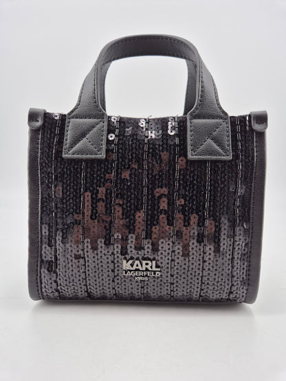 Shoulderbag Kids black sequins