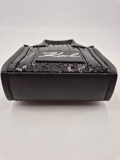 Shoulderbag Kids black sequins