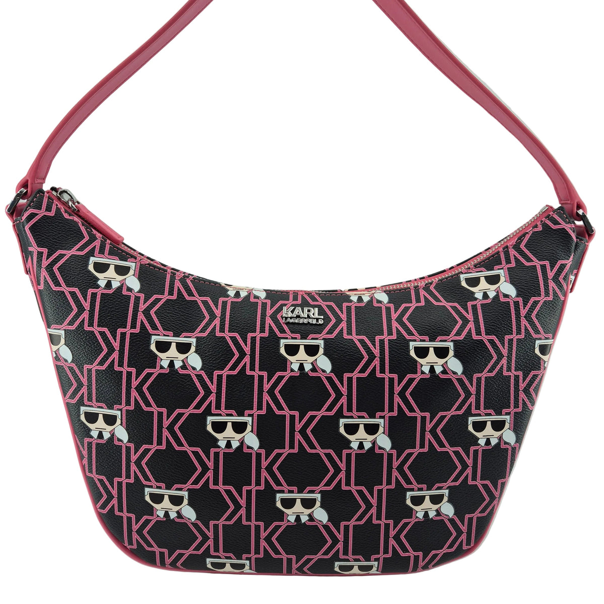 Shoulderbag K/Mon Kocktail black pink