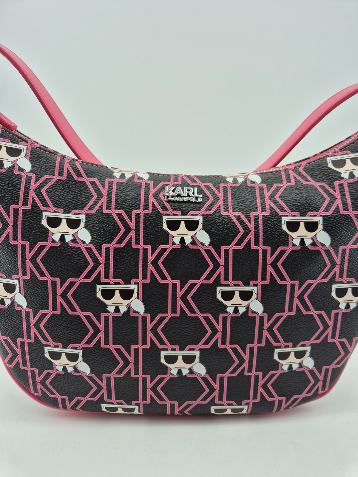 Shoulderbag K/Mon Kocktail black pink