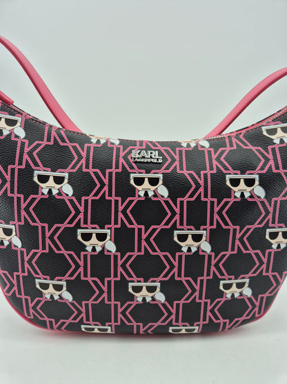Shoulderbag K/Mon Kocktail black pink
