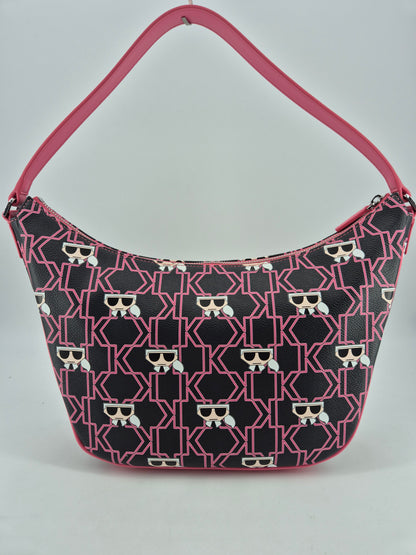 Shoulderbag K/Mon Kocktail black pink