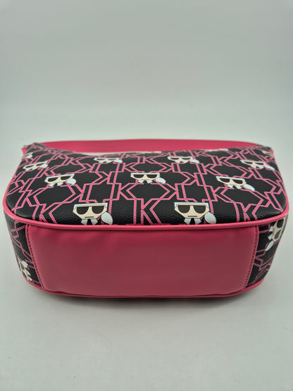 Shoulderbag K/Mon Kocktail black pink