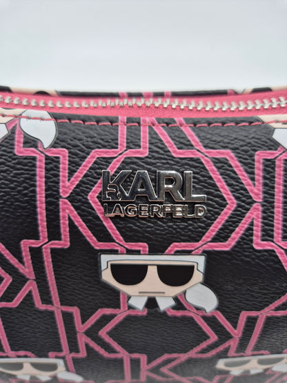 Shoulderbag K/Mon Kocktail black pink