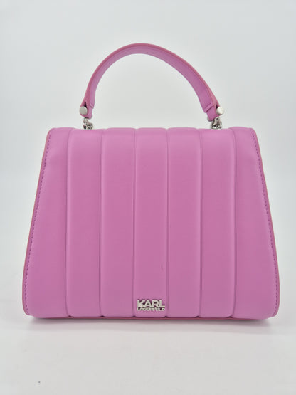 Top Handle Karl Logo mauve